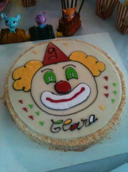 Gâteau clown