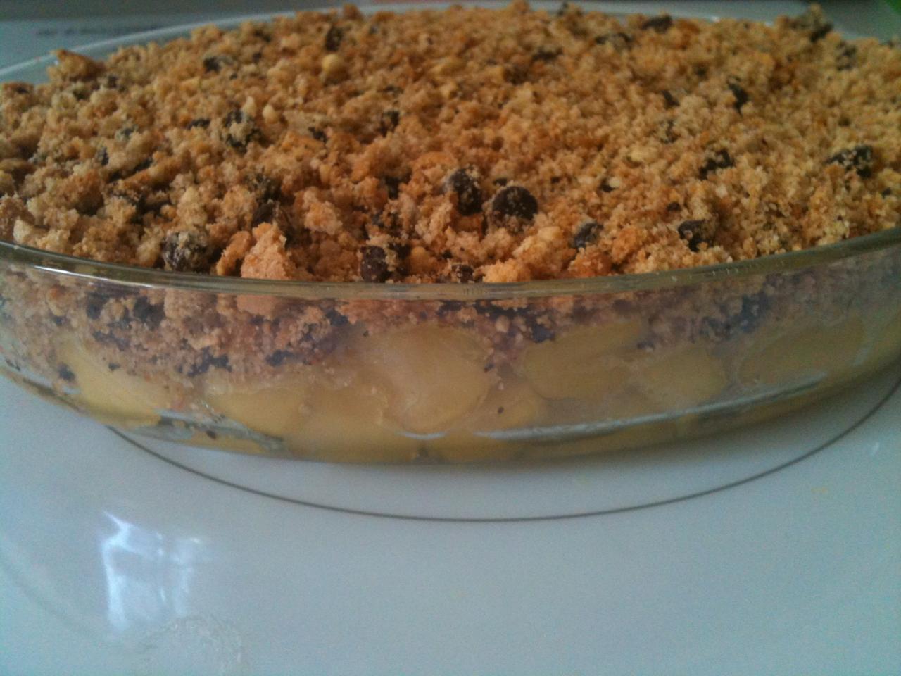 crumble aux pommes