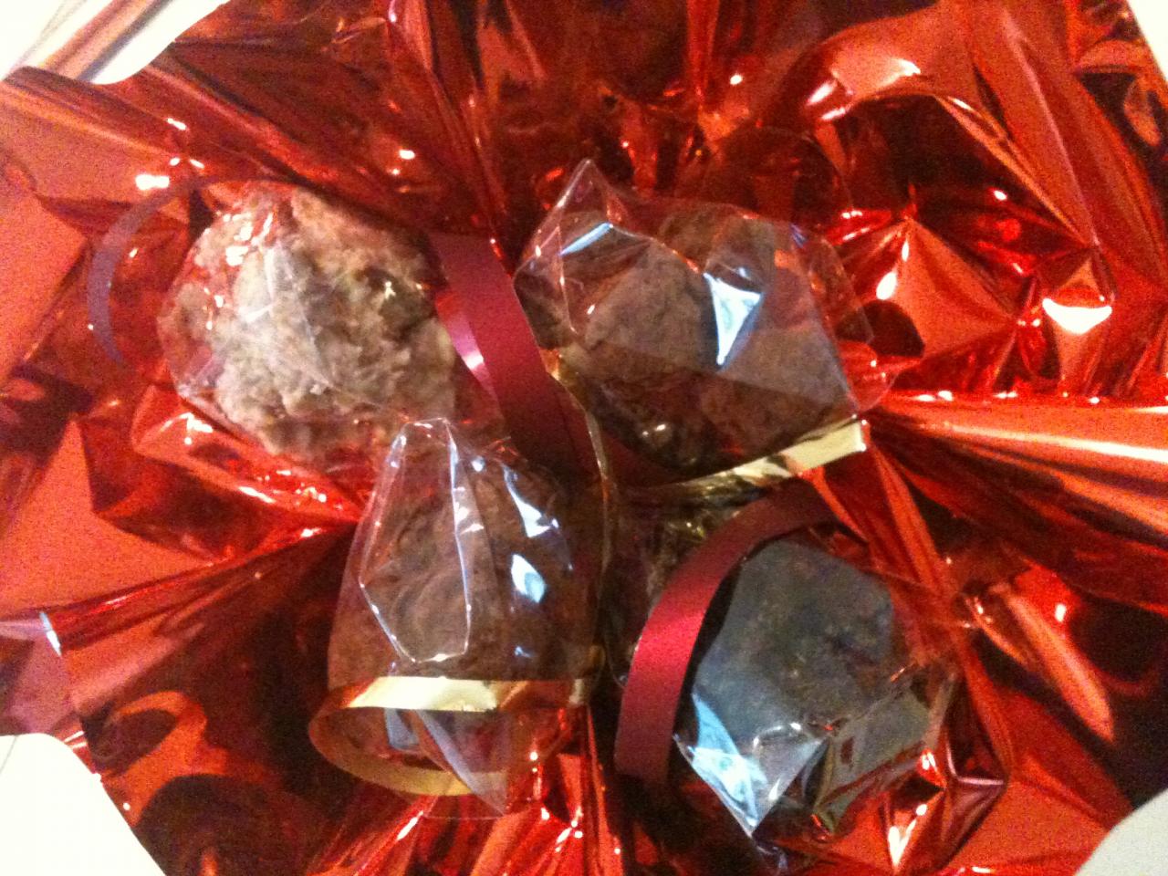 Bouquet de Noël Truffes et Rochers au chocolat