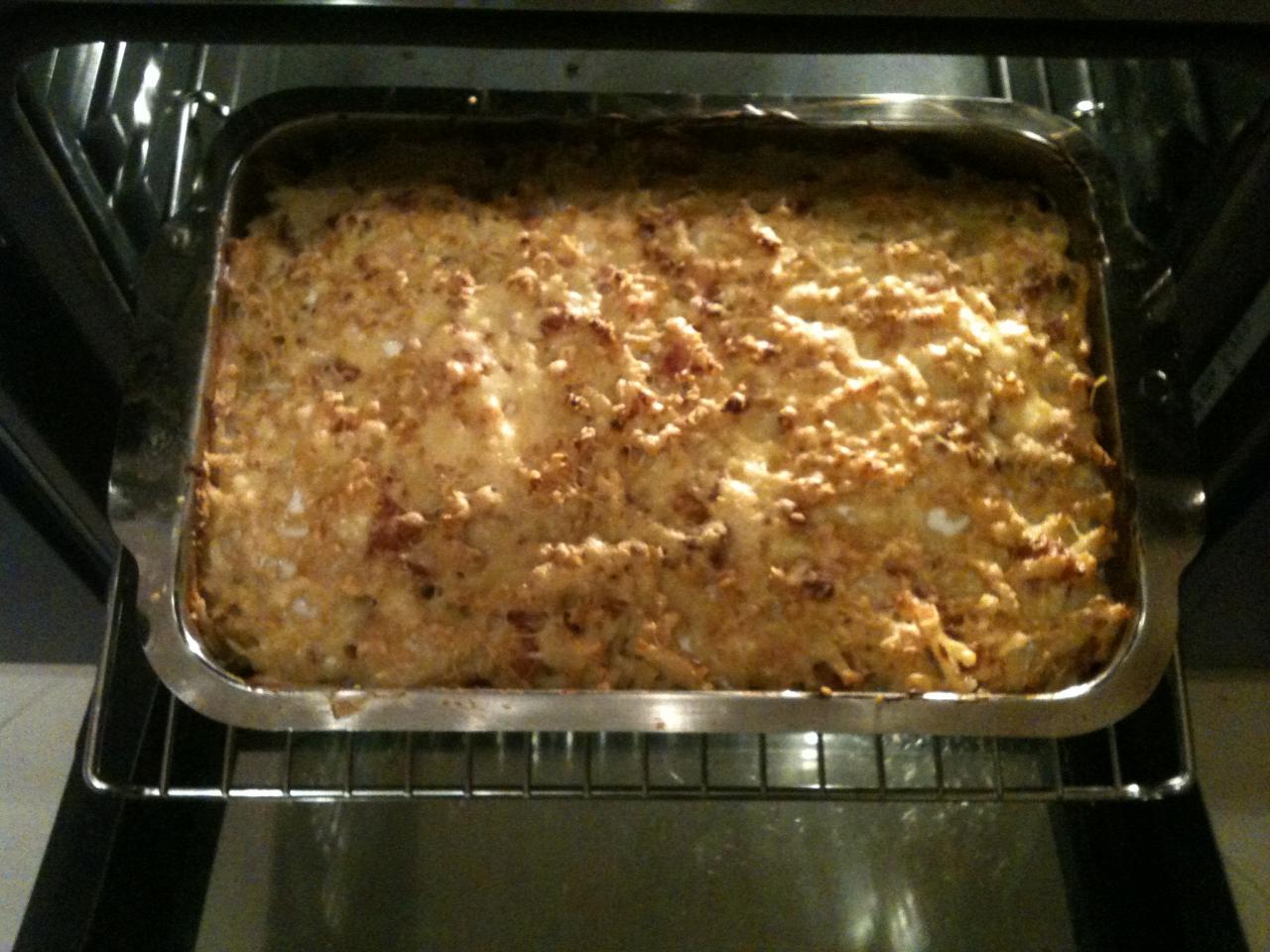 Gratin de pâtes géant !