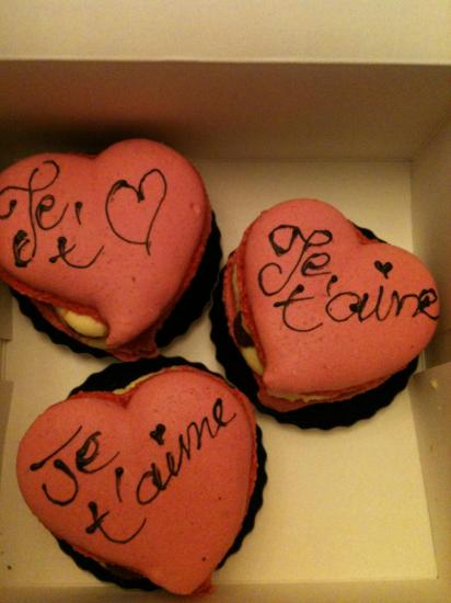 Macarons Saint-Valentin